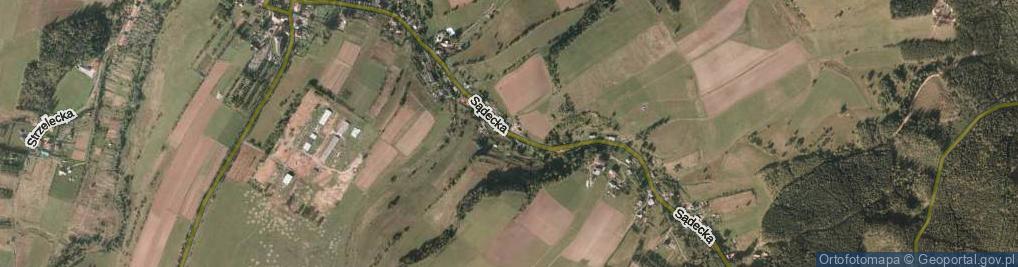 Zdjęcie satelitarne Sądecka ul.